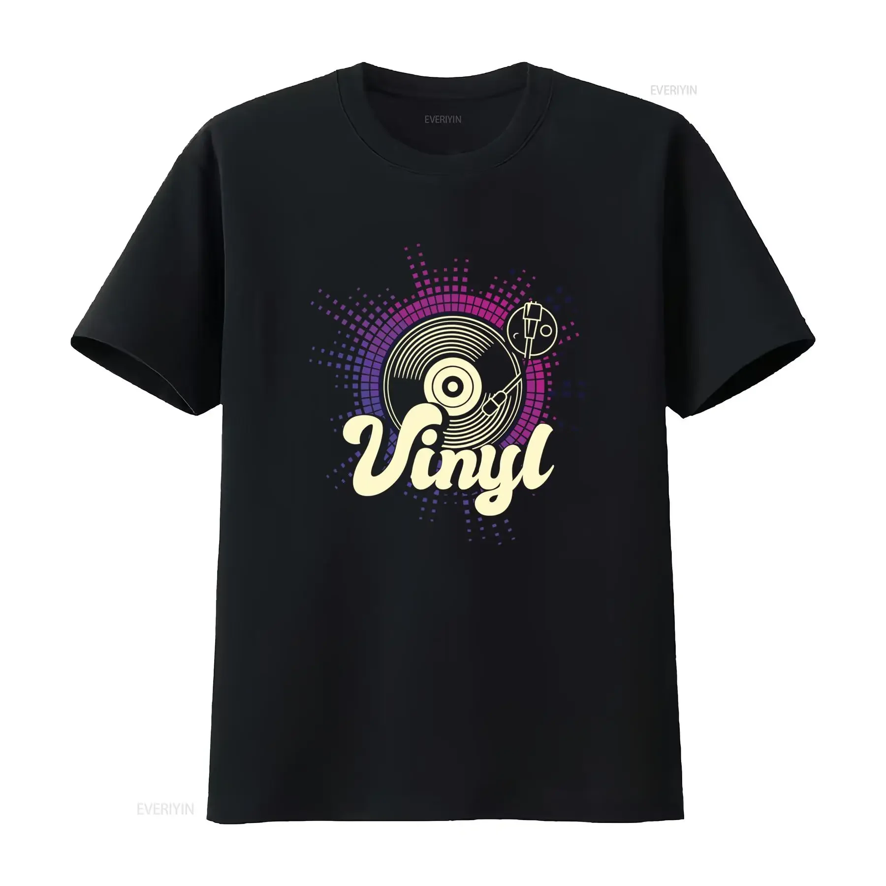T Shirt for Fans of Vinyl Records Music Lovers And Turntable Enthusiasts vintage Washed Stretched Unisex Stylish Comfortable