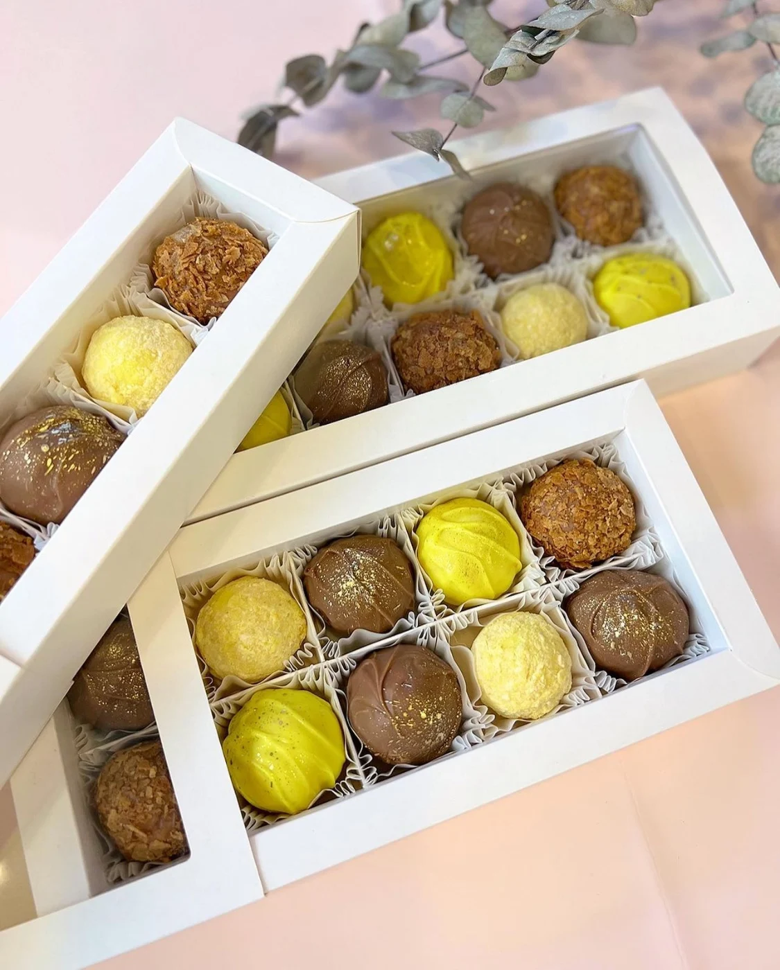 Caja de Regalo con Diseño de Estrellas, Caja para Dulces Ferrero Rocher, Caja para Frutas