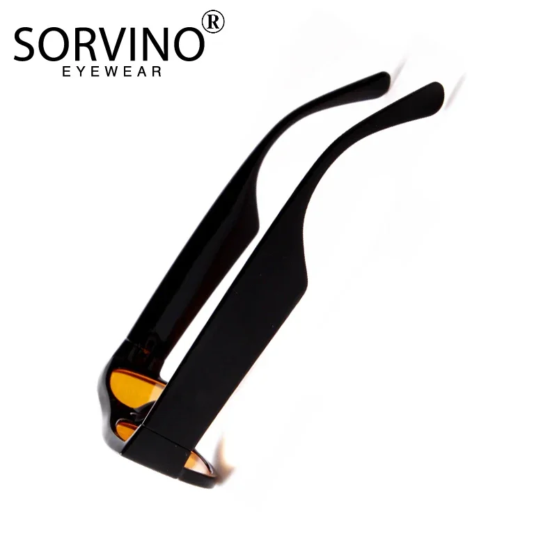 نظارات شمسية مستطيلية للنساء من SorVINO-Vintage ، ظلال ألوان الحلوى ، نظارات مربعة ، UV400 ، برتقالي ، أسود ، أخضر ، موضة عصرية