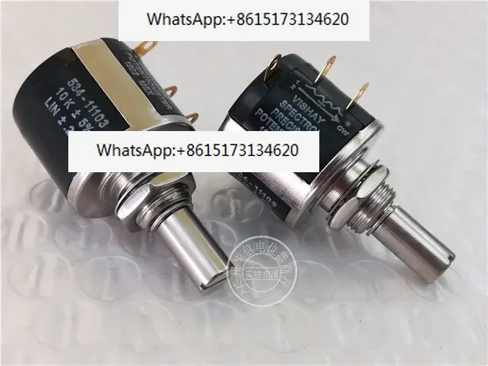 4 pieces 534-11103 100R200R 500R1K 2K 5K 10K20K 50K100K multi turn winding potentiometer