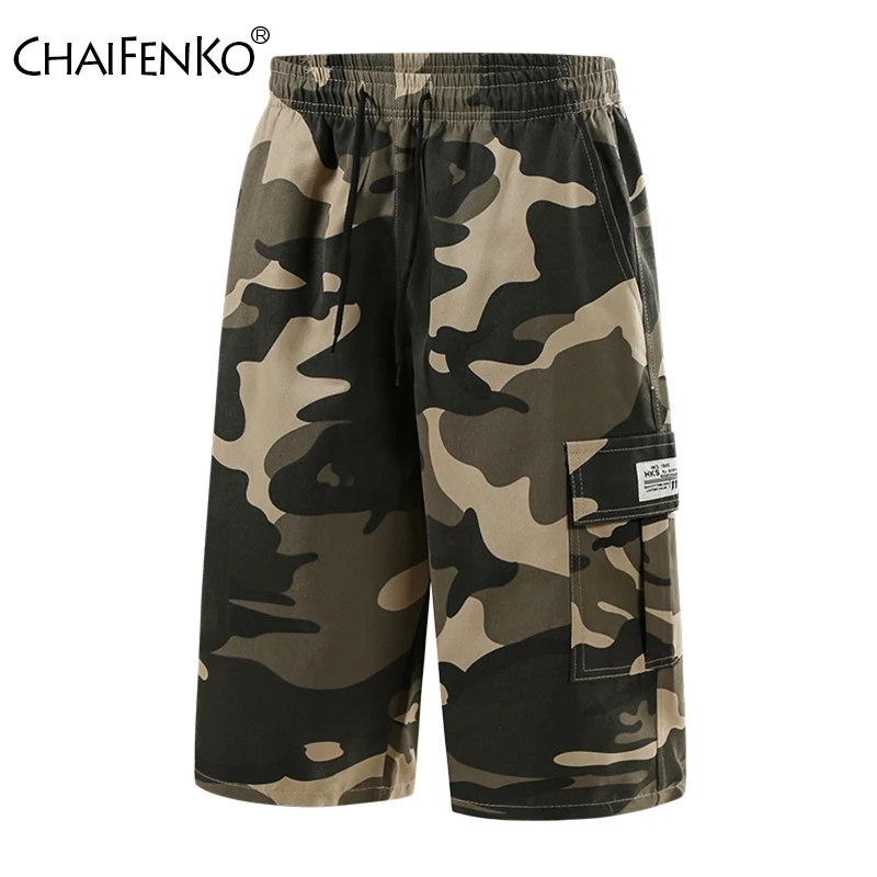 

Летние мужские камуфляжные короткие новые дышащие модные универсальные повседневные шорты, уличные свободные капри с несколькими карманами, мужские брюки
