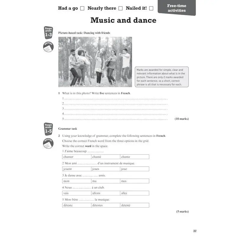 مصنف Pearson Revise AQA GCSE French Revision لامتحان 2026 و2027 مواصفات جديدة Stuart Glover 9781292739755 #2