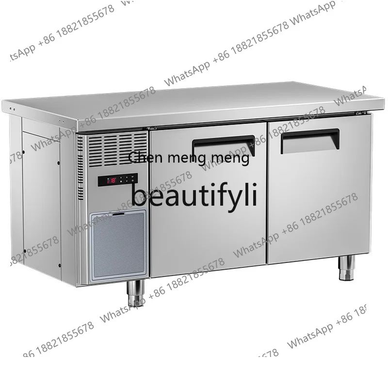 

Z189 Commercial Freezer Double Door Horizontal Frost-Free Freezer Refrigeration Freezer Air-Cooled Fresh-Keeping Workbench