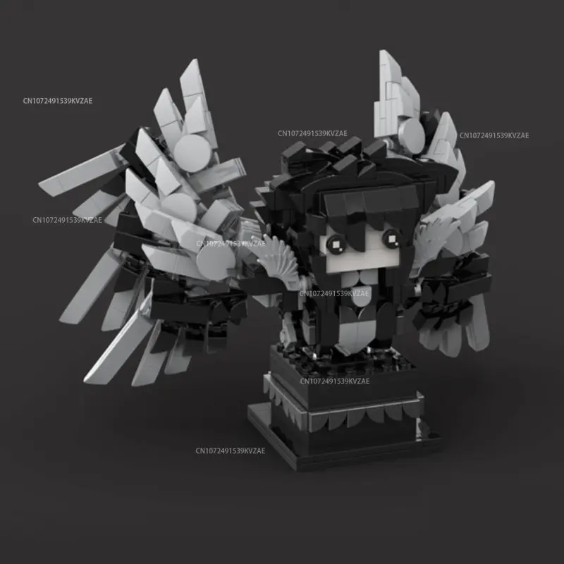 MOC Japanese Anime Saint Seiyaed The Dark Knight Mech Warrior Action Figures Brickheadz Robot Building Blocks Toys