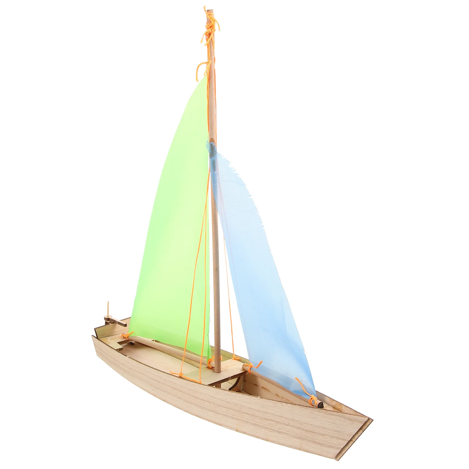 

Sailing Model Handcraft Ship Mold Boat Toy Sailboat Wood Assembly Toys Wooden Decor Ornament 3D Puzzle Kids