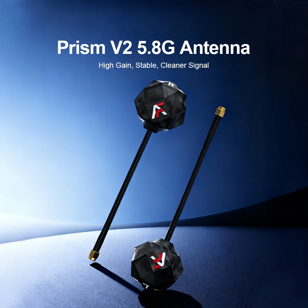 Axisfly 5.8G High Gain Prism V2 Lollipop Crossover Aircraft Long Range Image Transmission Left and Right Spinning Antenna