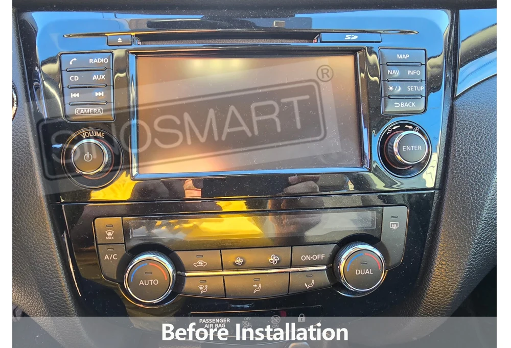 SINOSMART 8-Core A7870 Android GPS für Nissan Qashqai J11 X-Trail T32 Rogue 2014–2021 mit OEM NAV Unterstützung BOSE 360 Kamera – Detail 6