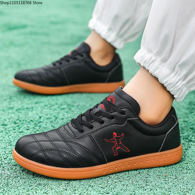 أحذية فنون الدفاع عن النفس للجنسين المضادة للانزلاق فنون الدفاع عن النفس أحذية رياضية الرجال في الهواء الطلق تاي تشي حذاء الرجال يمكن ارتداؤها أحذية التايكوندو #5