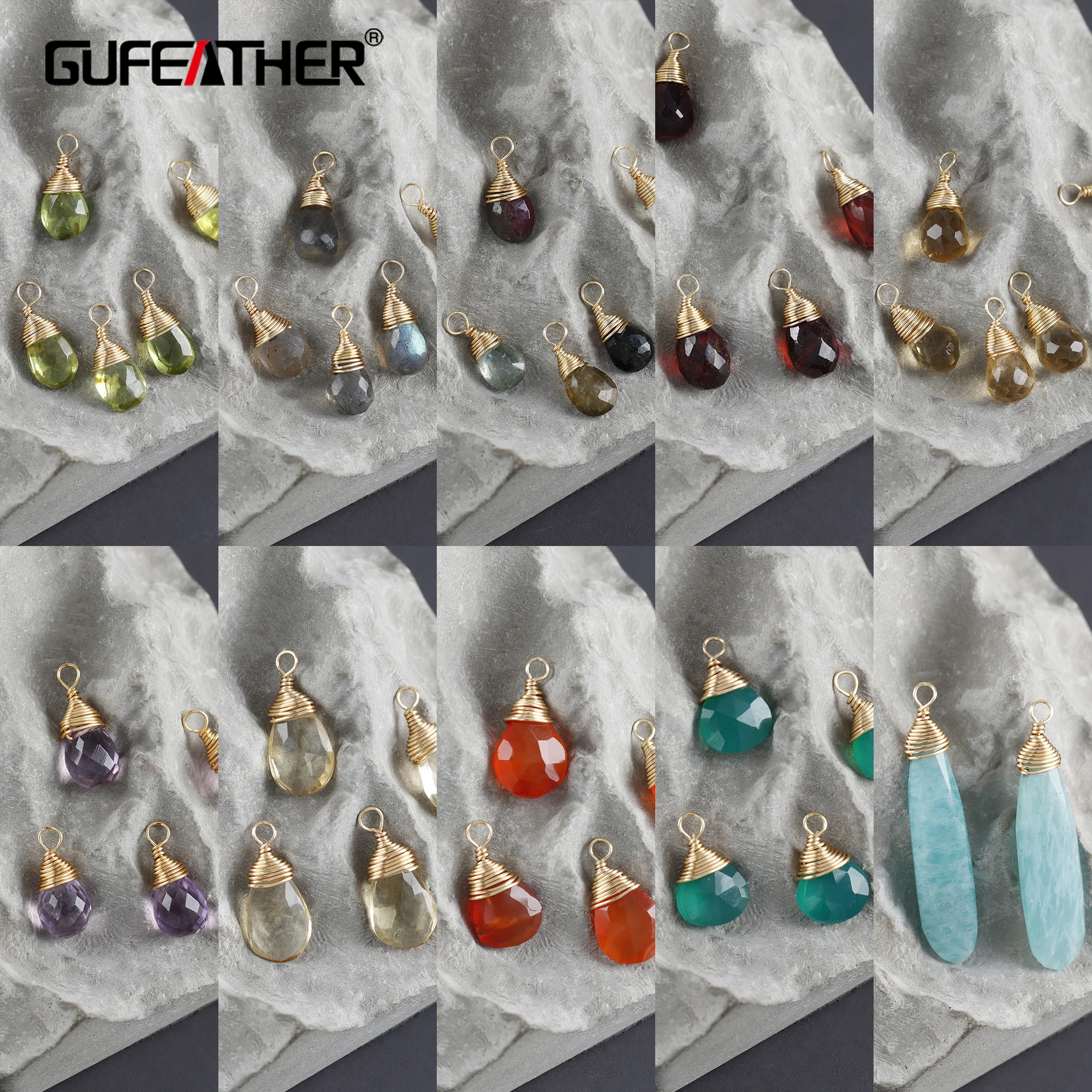 

GUFEATHER MA33,jewelry accessories,pass REACH,nickel free,18k gold plated,zircons,crystal,jewelry making,diy earrings,6pcs/lot