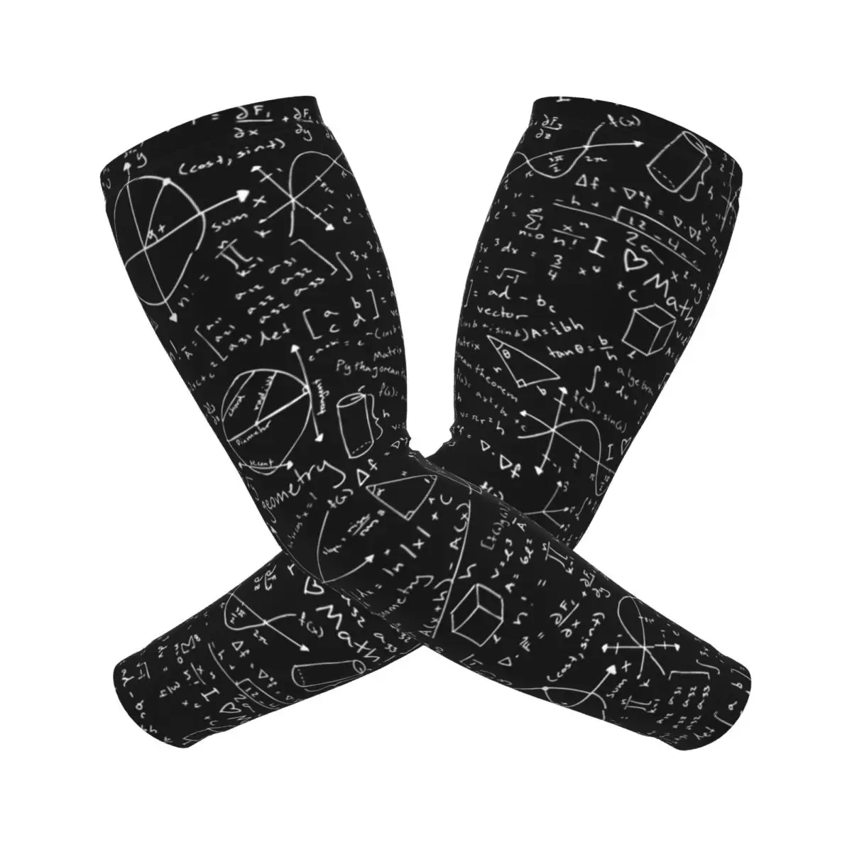 دروس الرياضيات أكمام أذرع تبريد للرجال والنساء للحماية من الأشعة فوق البنفسجية وتغطية الوشم الرياضية والتبريد وركوب الدراجات