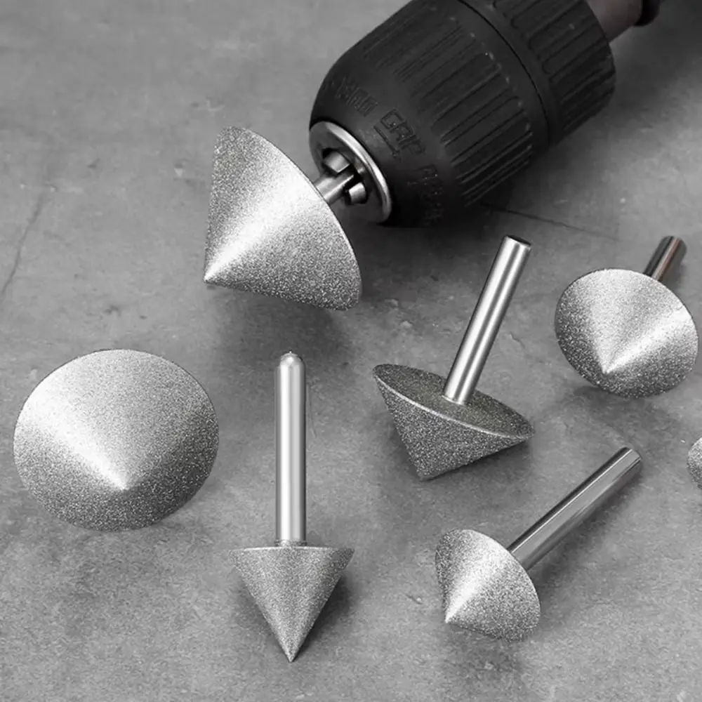 

Durable Diamond Grinding Head 90 degree 20-60mm Chamfering Tool Wear Resistant Cone Drill Bits