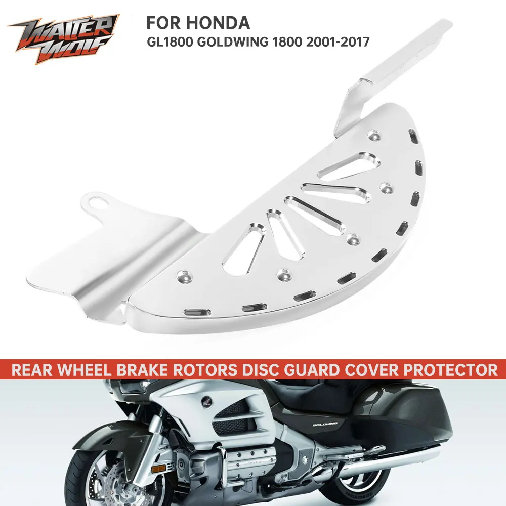 For Honda Gold Wing GL1800 Rear Wheel Brake Disc Cover Rotor Guard Goldwing 1800 F6B GL1800B GL1800BD Deluxe Bagger 2001-2017