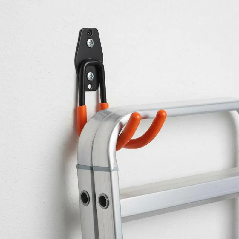 Wall Mount Heavy Duty Anti-slip Iron Hook Garage Bicycle Garden Tool Workshop Storage Hanger