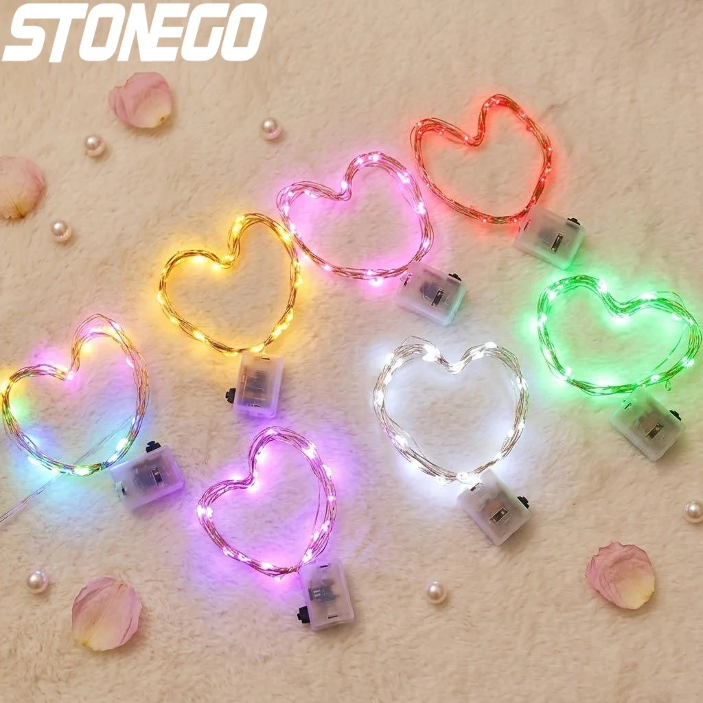 

1M 2M LED Fairy String Lights for Flower Cake Decoration Ambient Lighting Colorful Outdoor Lighting Gift Decoration