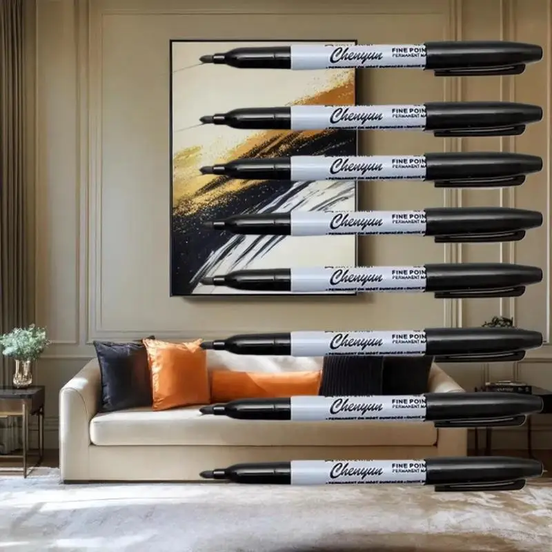 5. Quick-Dry Permanent Marker in Black, Fine Tip, Waterproof, Perfect for Drawing Outlines