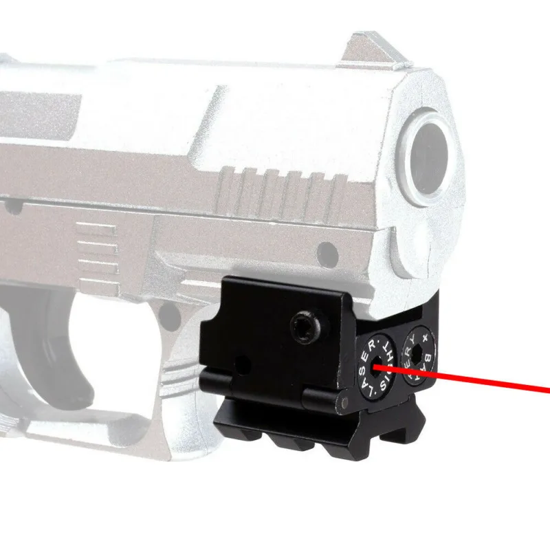 Red Dot Laser Sight Detachable Weaver Picatinny 20mm Rail Mount Tactical Air Pistols/Rifles+2*AG5 Battery+Wrenches