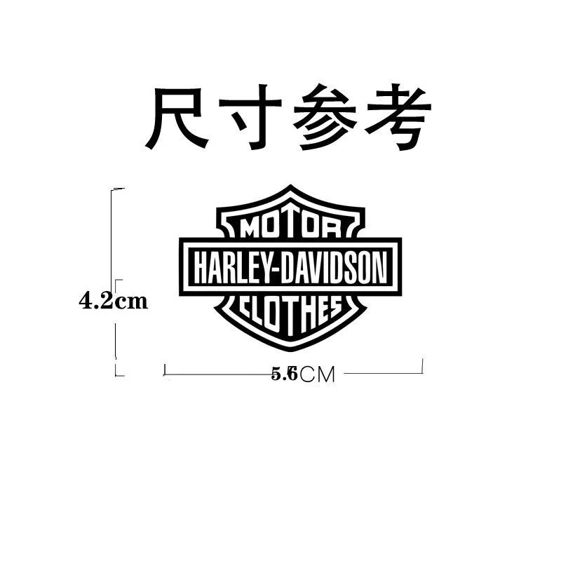 For Harley Davidson 5/10pc 3D Retro Skull Body Decorative Personalized Sticker Motorcycle Tank Helmet Emblem Decal Accessory New view 4
