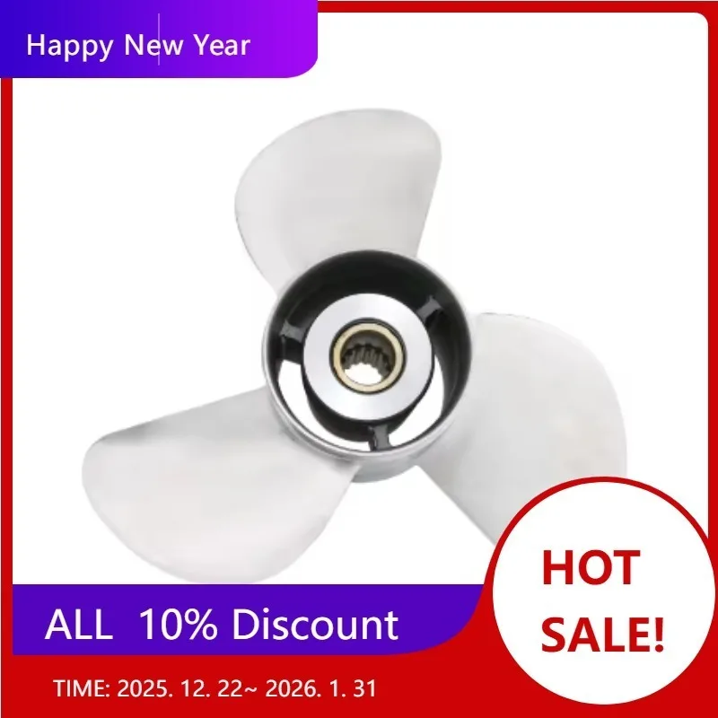 

【2025】Обновленный лодочный гребной винт ISURE MARINE из нержавеющей стали, 13 3/4X15R, для подвесных двигателей Yamaha