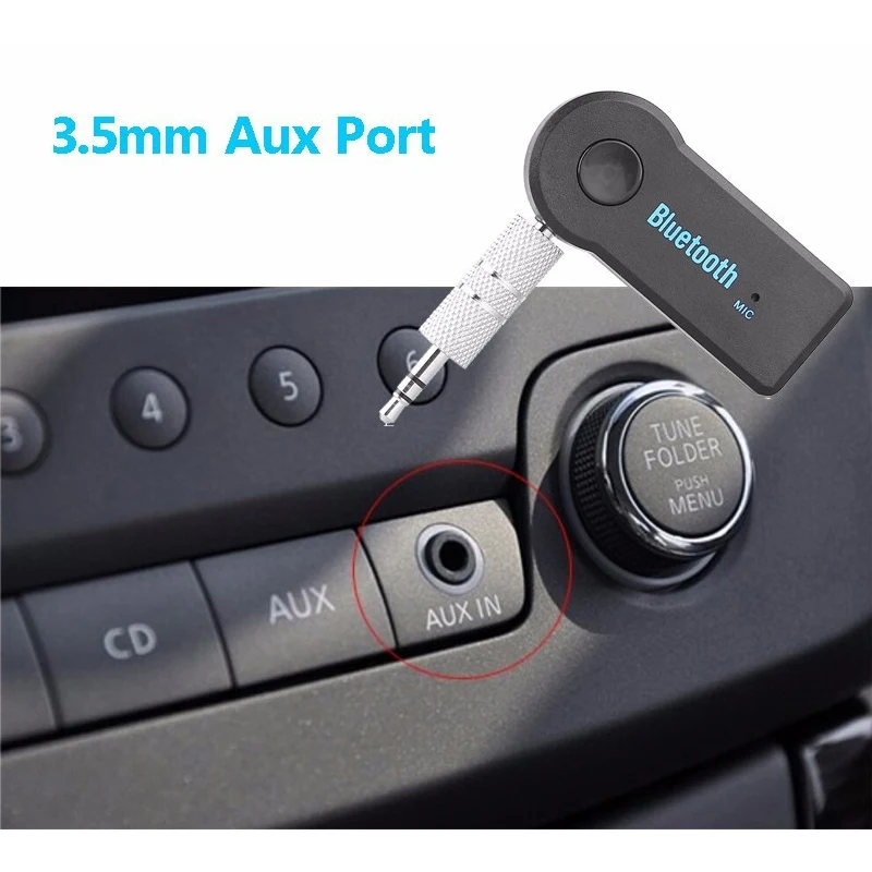NEW 2026 2 in 1 Wireless Bluetooth 5.0 Receiver Adapter 3.5mm Jack For Car Music Audio Aux A2dp Headphone Reciever Handsfree - view 2