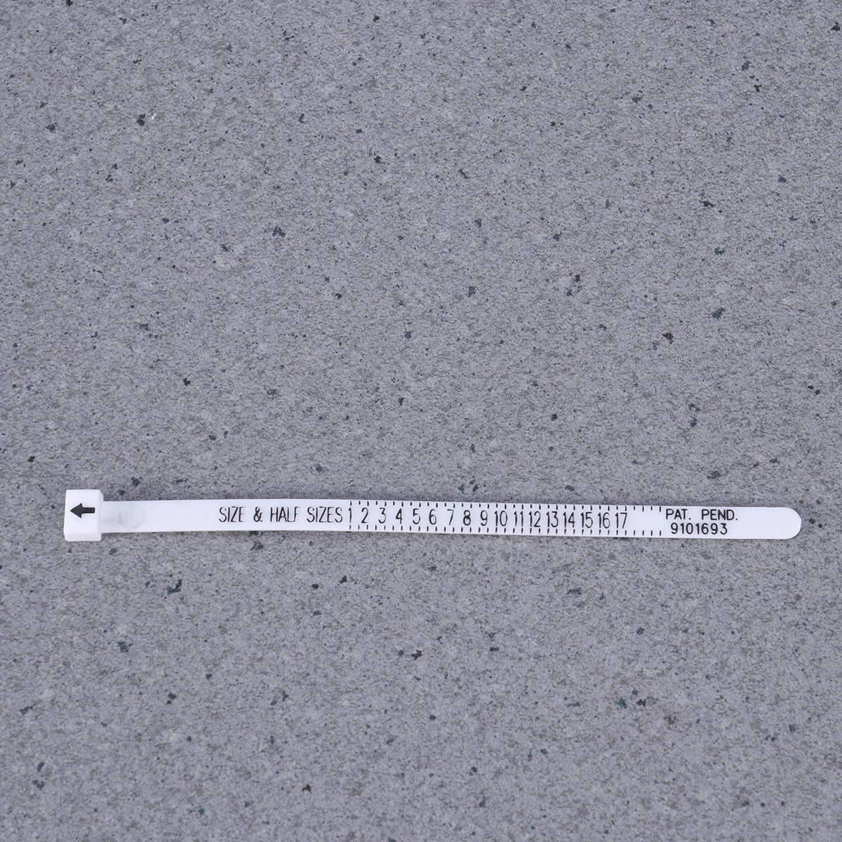 

Ring Measurement Tool Gauge for Rings Finger Sizer Measuring Instrument Reusable Plastic Adjustable Fit Size Checker