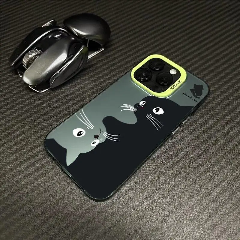 Cute Cat IMD Case for Infinix Hot 40i 30i 30 10 12 20 Play Smart 8 7 5 Tecno Spark 10 20C 20 6 GO Hard Laser Matte Funda Cover