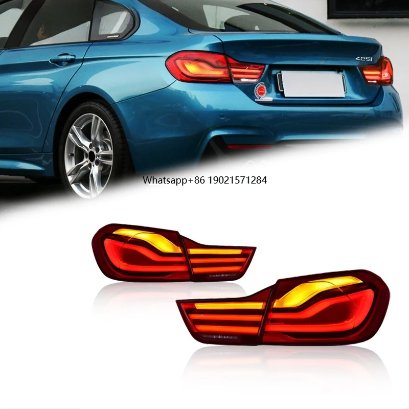 

Автомобильные фары FT для BMW 4 серии F32, задние фонари 2013-2020, светодиодные задние фонари, динамический указатель поворота, автомобильные задние фонари в сборе