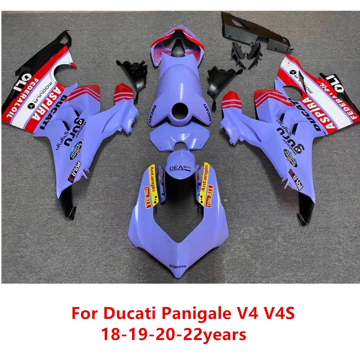 Suitable for Ducati Panigale V4 V4S 18-19-20-22 years whole car shell injection hood