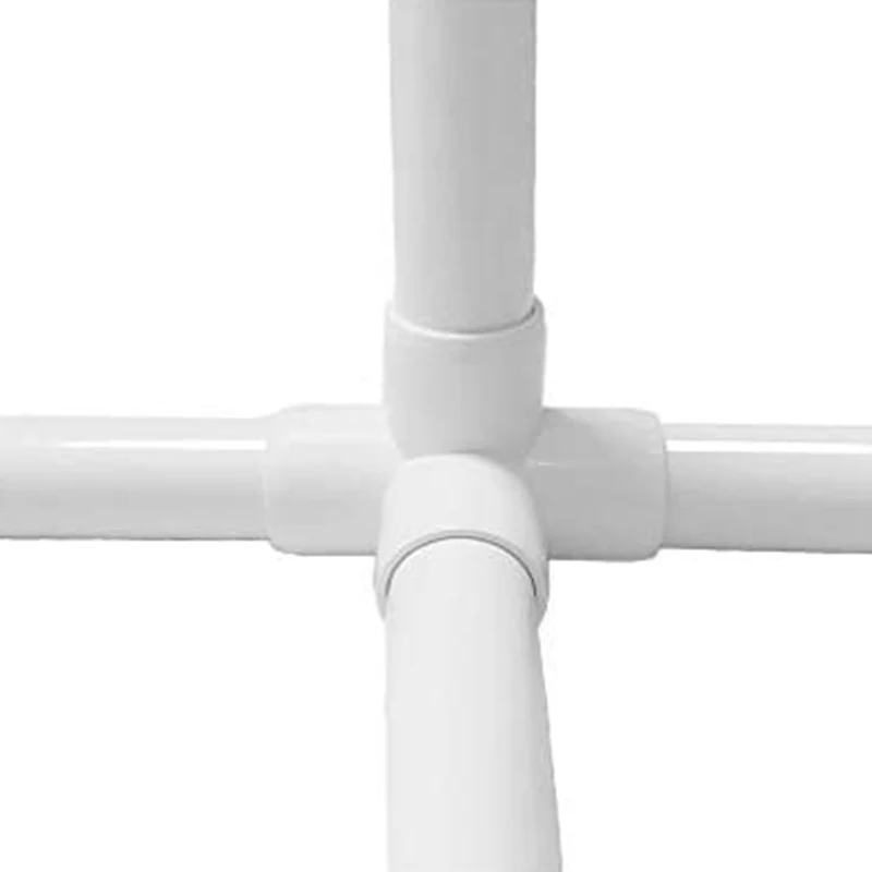 BSEVB-4Way 1/2\" Trójnik PVC Kolanko - Wytrzymałe Meble PCV - Kolanko PCV Pół Cala [Opakowanie 12 sztuk]