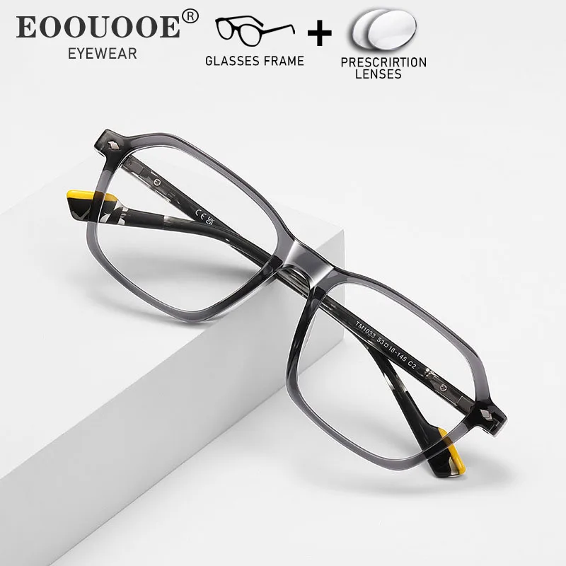 

New Men Spring Eyewear Custom Prescription Glasses Aspherical Myopia Hyperopia Progressive Lenses Optical Eyeglasses