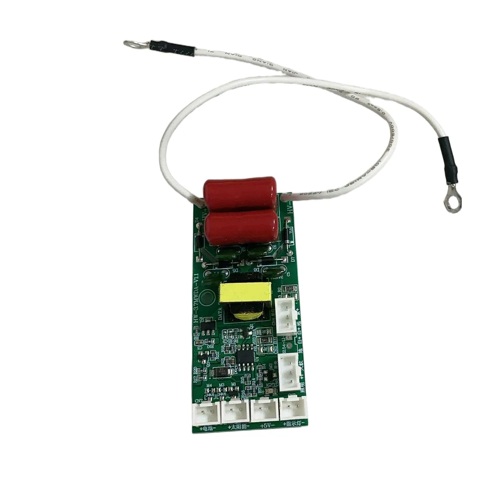 3.7V Mosquito Lamp Controller Module 3.7V Power Supply 1200V Output Low-power Control Board with Built-in Solar Fast Charging