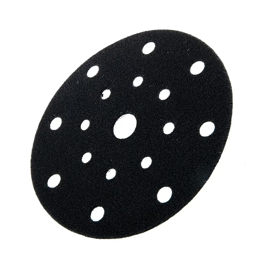 6 Inch 17 Holes Interface Pad Protection Disc 150mm For Grinder Hook And Loop Sanding Discs Thin Sponge Sanding Pad