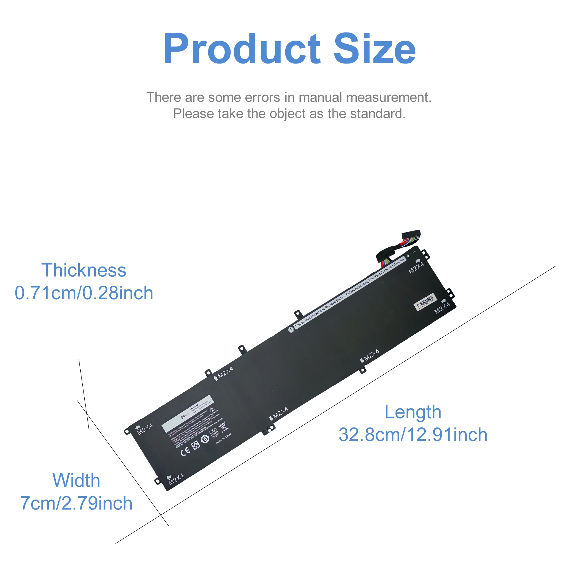 Новый аккумулятор для ноутбука 4GVGH RRCGW для DELL Precision 5510 XPS 15 9550 серии 1P6KD T453X
