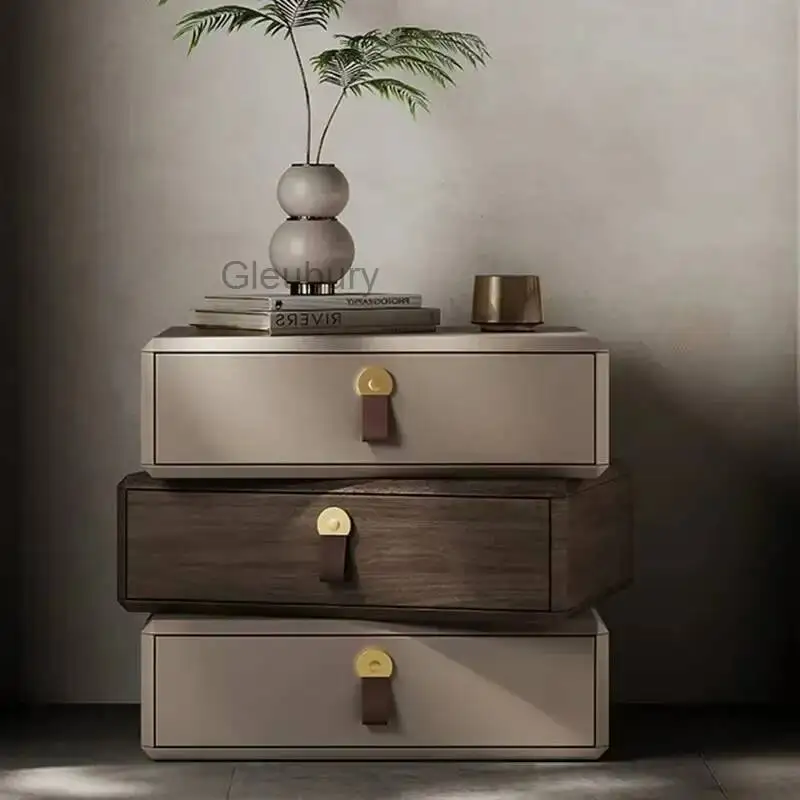 

Modern Makeup Nightstands Center Pretty Narrow Organizers Minimalist Bedside Table Luxury Drawers Table De Chevet Home Furniture