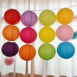 Linterna de papel China hecha a mano para decoración, Bola de linterna de papel redonda para boda, evento de Navidad, fiesta, DIY, 12 pulgadas, 30cm, 1 ud.
