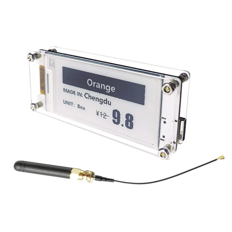 Heltec Meshtastic LoRa عرض الحبر الإلكتروني الذكي لعلامة السعر مع ESP32 SX1262 LoRa 2.13 بوصة 433 ~ 928 ميجا هرتز BLE Wi-Fi 2 قطعة