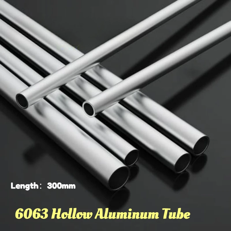 Aluminum Pipe Outer Diameter 3mm-20mm Length 300 Mm Hollow Straight Round Aluminuim Tube 6063 Thick Walled