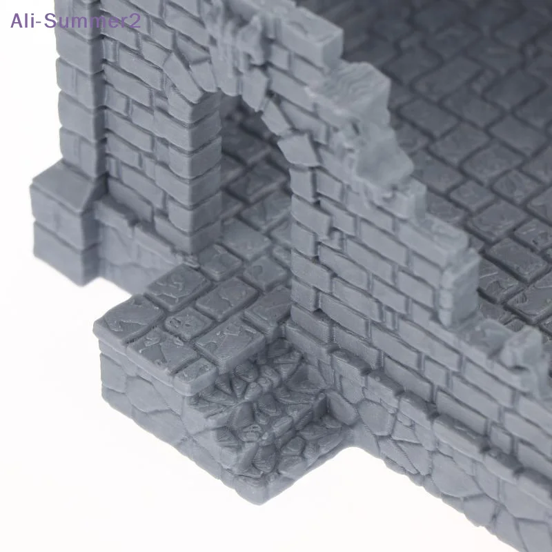 

{Summer2} Gothic Building Ruins Terrain Scenery Unpainted Miniature Building Model 3D Printed Wargaming Terrain Scenery Building