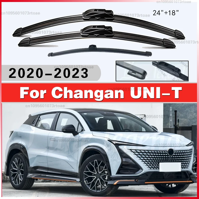 

For Changan UNIT UNI-T UNI T 2020 2021 2022 2023 Windscreen Front Rear Wiper Blades Windshield Window Car Accessories 3pcs