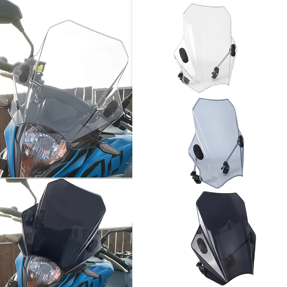 

Универсальное ветровое стекло мотоцикла, регулируемая крышка лобового стекла, дефлектор мотоцикла для Honda CBR600RR CB1000R GXSR 600 750