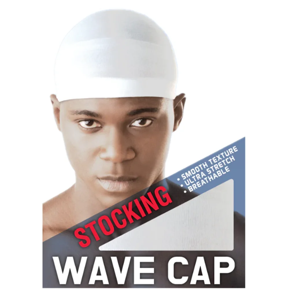 1pc Men\'s Compressing Wave Sleeping Cap, Sleep Hats, Stocking Wave Caps For 360 Waves, Good Compression For Men，, Large Caps