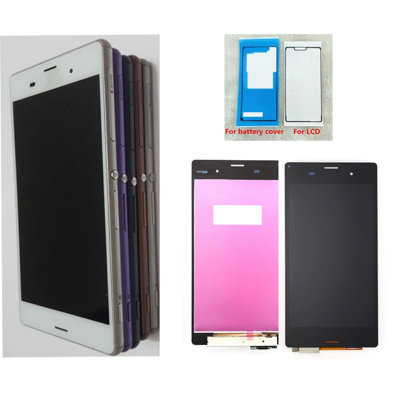 5.2'' For SONY Xperia Z3 Screen Original 1920x1080 LCD for Sony Z3 Display Touch Screen with Frame D6603 D6633 D6653 L55T