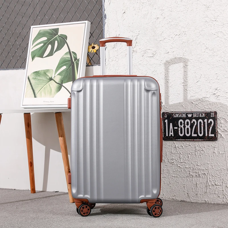 سعة كبيرة 20-26 بوصة حقيبة أمتعة محمولة حقيبة سفر مصنوعة من مادة ABS الجديدة للسفر حقائب السفر #4