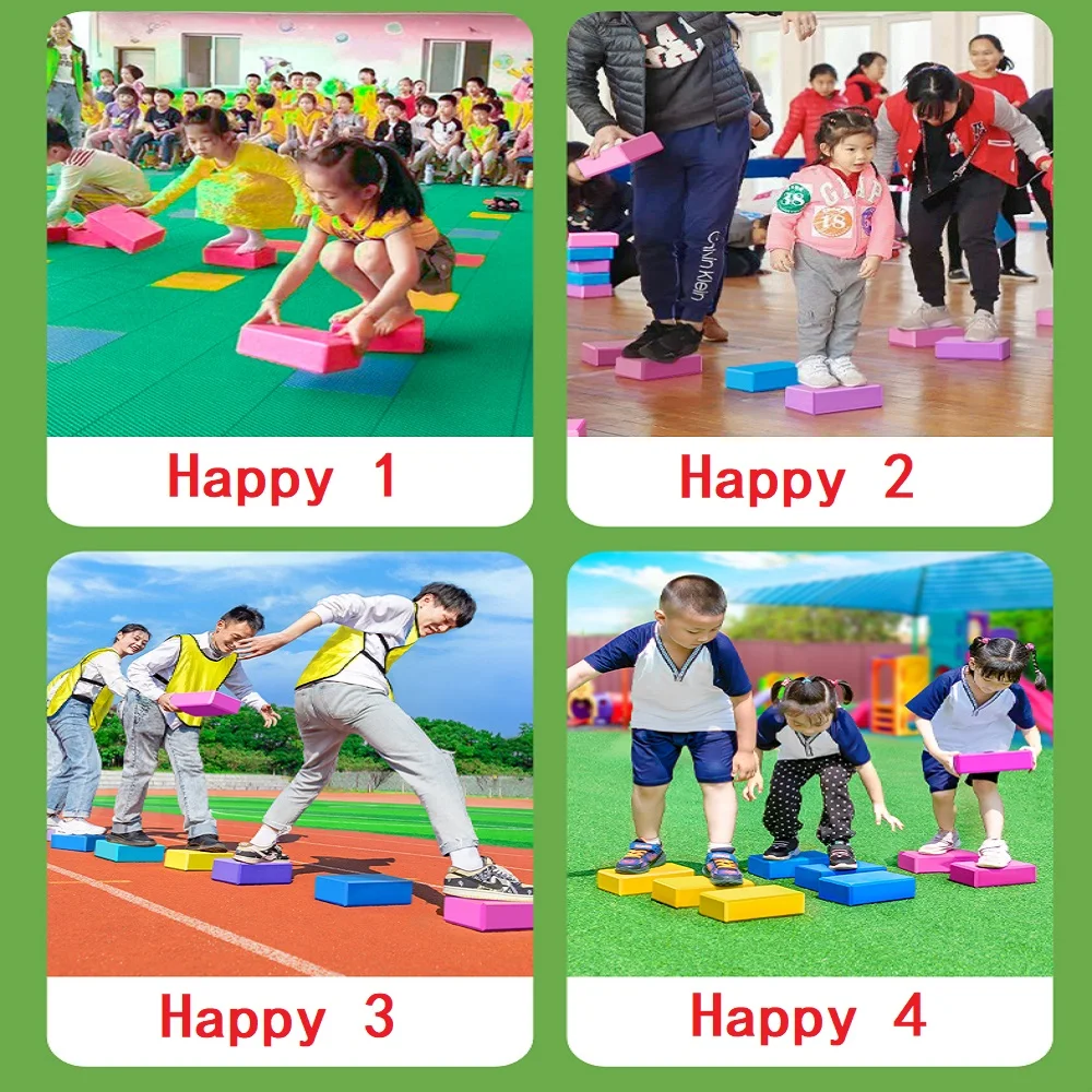 Kids Safety Foam Blocks Stepping Stones EVA Gym Blocks Games Sports Entertainment Toys Brinquedos Infantil Menina Dance brick