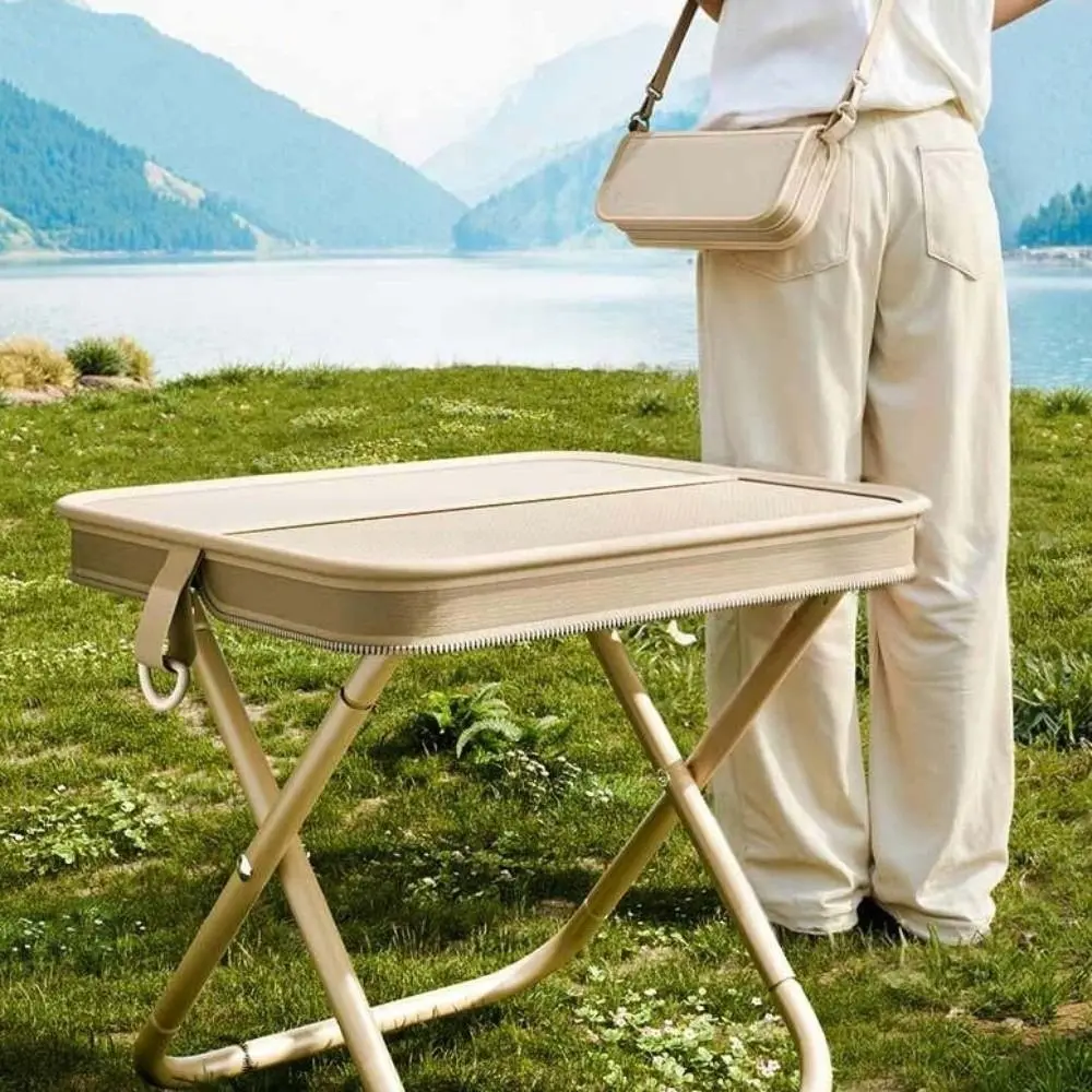 

Wear-resistant Portable Fishing Chair Strong Load-bearing Water-proof Pencil Case Stool Oxford Cloth with Shoulder Straps