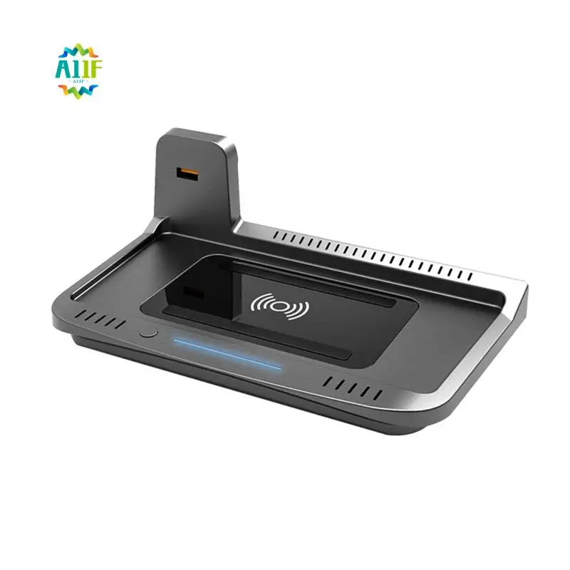 

A11F-Car Phone Holder Wireless Charger For WEY GWM Tank 300 2021 2022 2023 Accessories 15W Fast Charging Panel Adapter
