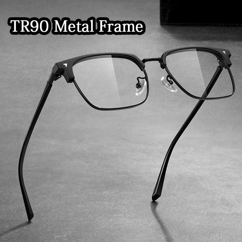 Men's Ultra-light Flexible TR90 Half Spectacles Frame