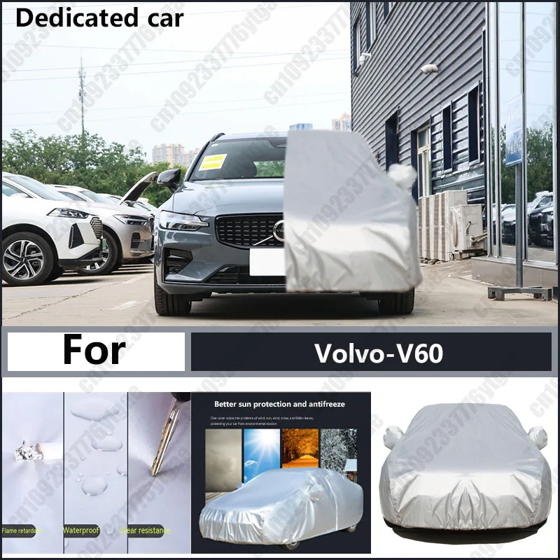 

For Volvo-V60 Oxford cloth car cover for sun protection, rain resistance, and all season special car dust cover