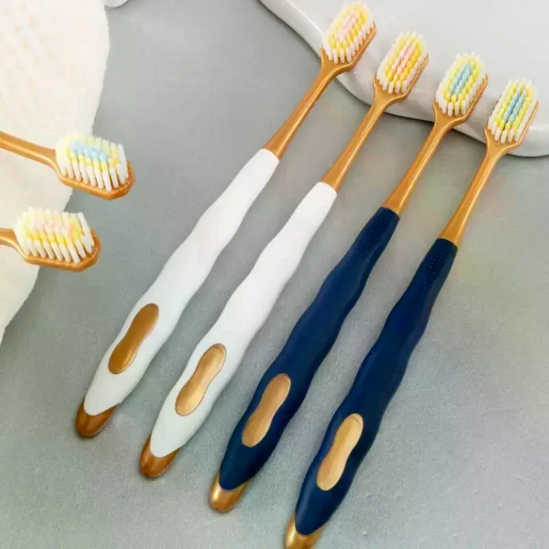 6Pcs/Set Toothbrush Adult Soft Hair Wide Head Ultra Fine Anti Sensitivity Gum Protection Household Home No Bleed