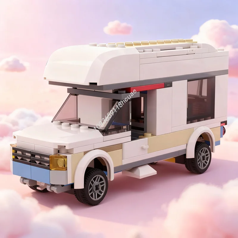 

159pcs MOC Camping Pickup City Model Building Blocks Toys Christmas Gift Architecture Assemble Creative DIY Brick Idea Education