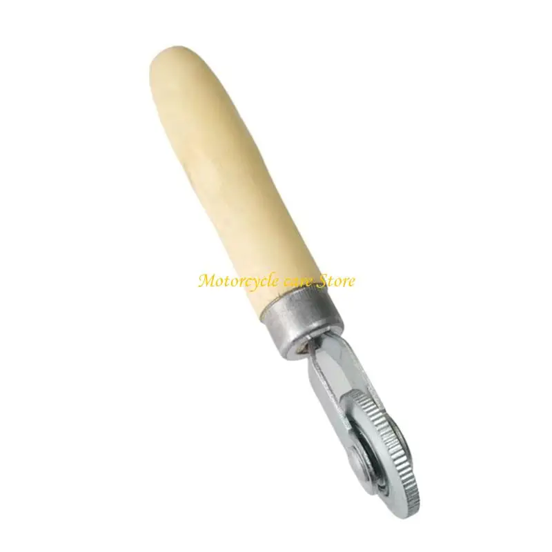 

U75F Прочный ролик для ремонта автомобильных шин, уплотнительный ролик с деревянной ручкой, артефакт давления в шинах